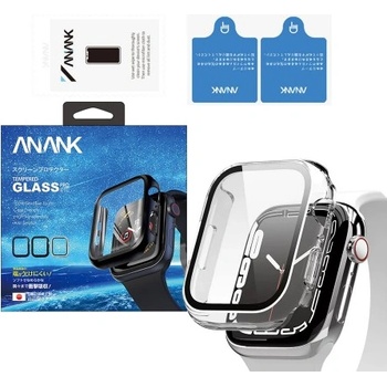 ANANK Tempered Glass + PC корпус за Apple Watch 7 45mm / Apple Watch 8 45mm