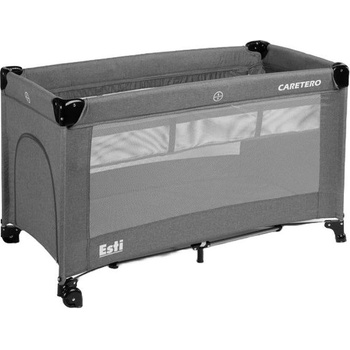 Caretero Сгъваема кошара с падаща страна Caretero - Esti, графит (TERO-3301)