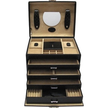 Windrose šperkovnice Windrose Merino 13 černá