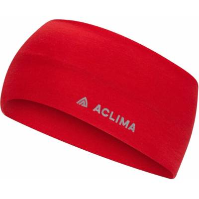 Aclima LightWool 140 headband Barbados Cherry