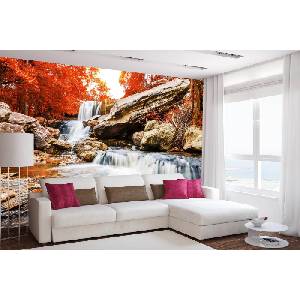 DIMEX ART Самозалепваща се флизелинова фототапета пейзаж с водопади 375 x 250 см