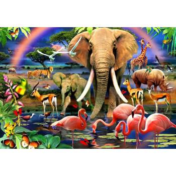 Image 1 of Bluebird Puzzle - Puzzle African Savannah 1000 - 1 000 piese