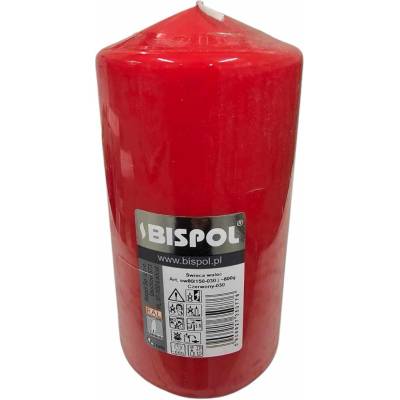 Bispol válcová 80/150 červená