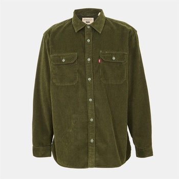 Levi's Риза с дълъг ръкав Levis Men's Jackson Worker Long Sleeve Denim Shirt - Olive Cord