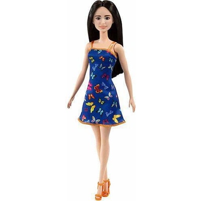 Mattel Barbie v šatách TMAVOVLÁSKA + MOTÝLCI