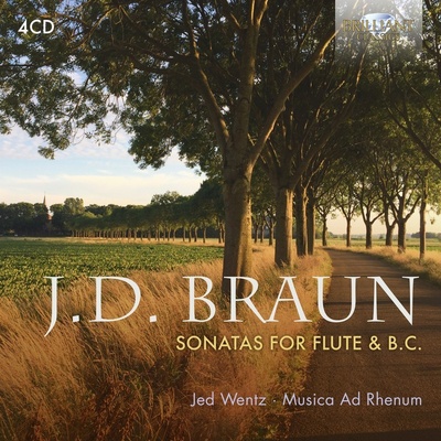 J.D. BRAUN - Sonatas for Flute and B.c. - Musica Ad Rhenum, Jed Wentz CD – Hledejceny.cz
