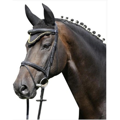 HKM čabraka se zlatým lemem černá – Zboží Mobilmania