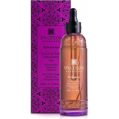 Spa Ceylon NEELYADI Léčebný Olej na Vlasy a Pokožku Hlavy 100ml – Zboží Dáma