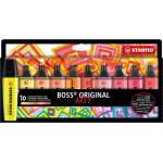STABILO Комплект текст маркери, Stabilo, Boss Original Arty Warm Colours ST70/10-1-20, 10 цвята (ST70/10-1-20)