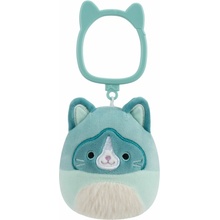 Přívěsek na klíče Squishmallows Snowshoe kočka Hall