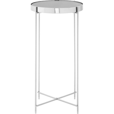 Premier Housewares Кръгла маса със стъклен плот ø 33 cm Allure - Premier Housewares (5501427)