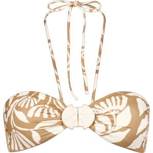 Watercult Дамско бикини горнище Watercult Women's Coastal Bohemia Bikini Top No. 7712 Bikini top - Sand / Cotton - размер 40 (EU) (150-6667-0113)