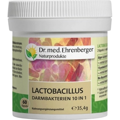 Dr. Ehrenberger Naturprodukte Лактобацилус Чревни бактерии 10в1 - 60 капсули