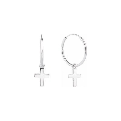 Nubis stříbrné s křížky NB-3480