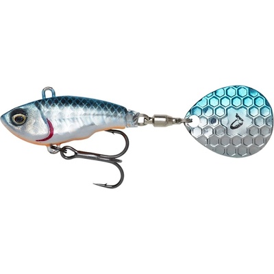Savage Gear Fat Tail Spin Sinking Blue Silver 8cm