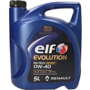 ELF Evolution RN-Tech Sport 0W-40 5 l