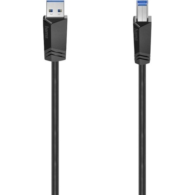 Hama 00200625 USB 3.2 Gen1 (USB 3.0 / USB 3.1 Gen1) USB-A zástrčka USB-B zástrčka 1,5m černý