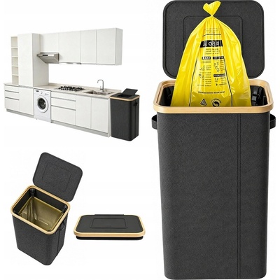 Keter Split Cabinet Basic Recyklačný kôš - sivý 9736
