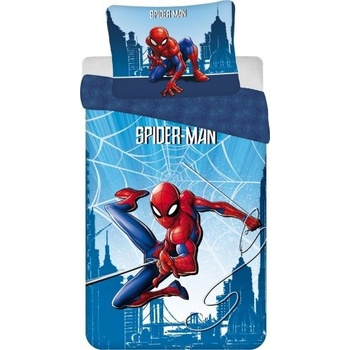 Jerry Fabrics Povlečení Spider-man Blue 04 140x200 70x90