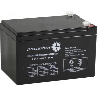 Powerbat GEL 12V 12AH CBE12-12