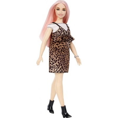 Barbie Fashionistas s leopardími šaty