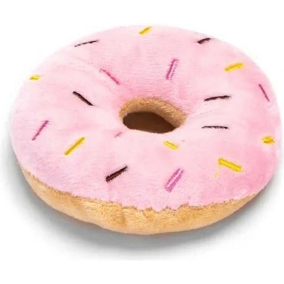 Nobleza plyšová donut 11 cm růžová
