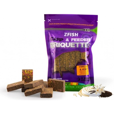 ZFISH ZAKRMOVACÍ BRIKETY WANILA - HEMP 220G