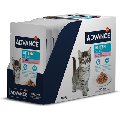 Affinity 24х85г Kitten Advance, суха храна за котки - с пуешко