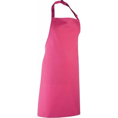 Premier Workwear Klasická zástěra růžová sytá Pantone 214c 72x86cm PW150
