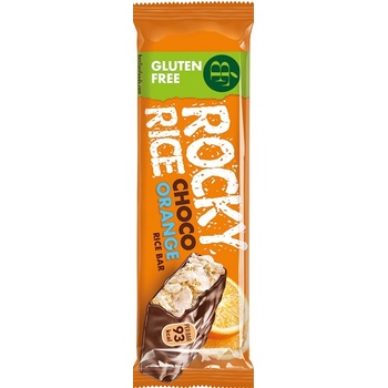 Benlian Food Rocky Rice Bezlepková rýžová tyčinka čokoláda a pomeranč 18g