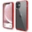 elago Hybrid Case - хибриден удароустойчив кейс за iPhone 12 mini (червен)