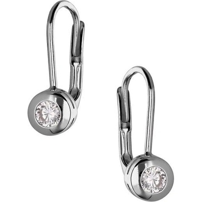 Zlaton náušnice bílé zlato 000482701235