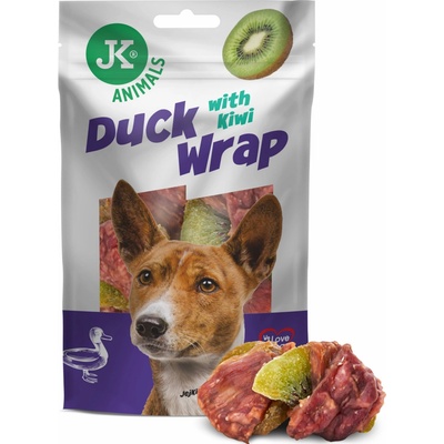 JK ANIMALS Duck Wrap with kiwi kachní wrap s kiwi 80 g