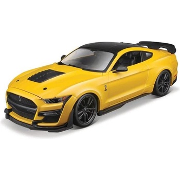 Maisto - 2020 Mustang Shelby GT500, метал жълт, 1: 18