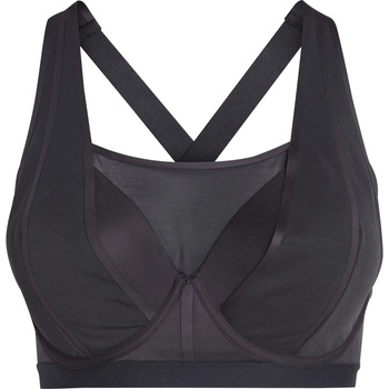 Image 1 of adidas Women's Collective Power Luxe High Support Medium Impact Sports Bra (Plus Size) - Black