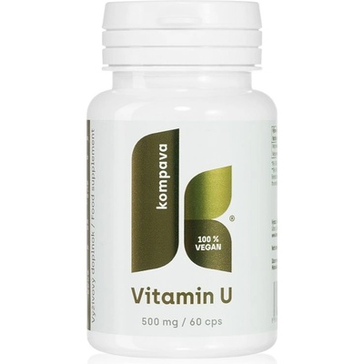 Kompava Vitamin U pri príznakoch refluxu a pálení záhy 60 kapsúl