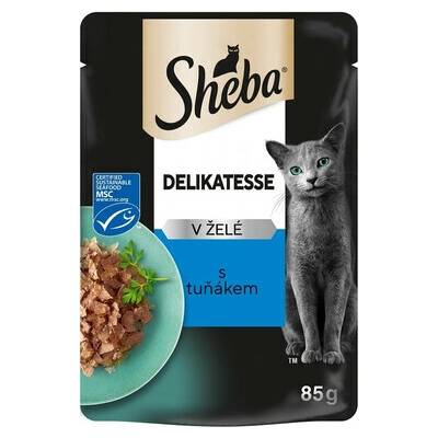 Sheba Delikatesse in Jelly tuniak 85 g