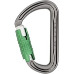 DMM Заключващ се карабинер Dmm Shadow Locking carabiner - Titanium / Green - размер Locksafe (322-0036-0511)