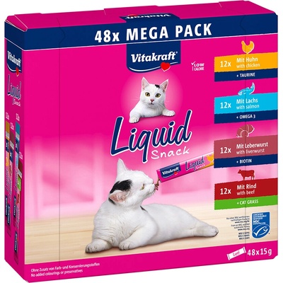 Vitakraft Liquid Snack Megapack 48x15 g
