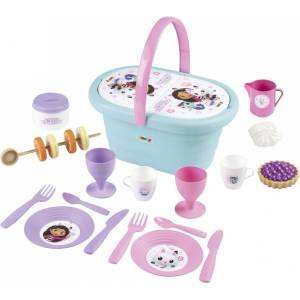 Smoby Кошница за пикник Smoby Gabby с 21 аксесоара, 7600312506