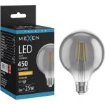 Mexen Vintis LED филаментна крушка E27, G95, 6W, Топла - 2200K, 450 lm, димна - L157-E27-0622-70 (L157-E27-0622-70)