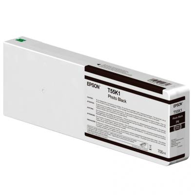 Epson T55K100 касета с мастило за фотография, черно, 700 мл (C13T55K100)