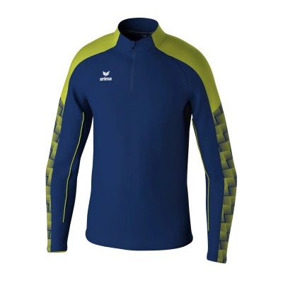 Erima Evo Star mikina 1/2 ZIP dětská tmavě modrá limetková