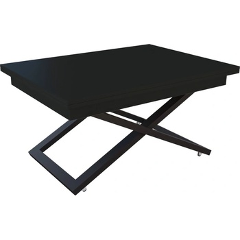 IVM BG Разтегателна маса Флоренция с повдигащ механизъм - черен мат