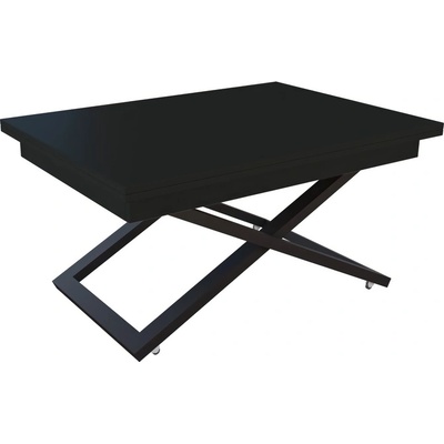 IVM BG Разтегателна маса Флоренция с повдигащ механизъм - черен мат