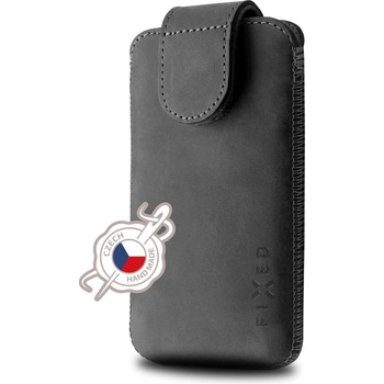 Púzdro Kožené FIXED Posh 6XL čierne