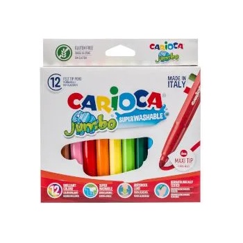 Image 1 of CARIOCA Флумастери с дебел писец Jumbo 12 цвята