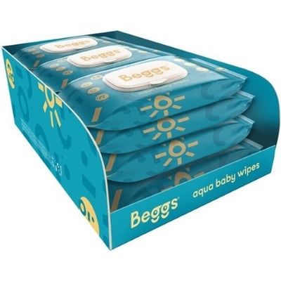 Beggs vlhčené splachovatelné ubrousky 12 x 64 ks