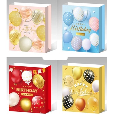 Armtoys ПОДАРЪЧНА ЧАНТА happy birthday БАЛОНИ 41, 5*30*12 4 ВИДА