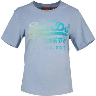 Тениска Superdry Tonal Vl Graphic Relaxed short sleeve T-shirt - Blue (Rodeo Drive Blue Heather)